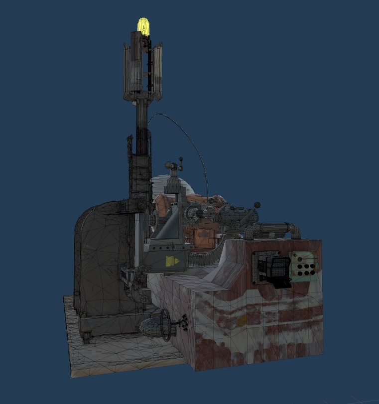 3D model of the drill